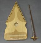 Rocky Mountain Vtg Wooden 25 String Bowed Psaltery Instrument  tuning Wrench Usa
