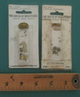 Doll House Miniatures Door Hinges 8 Pieces Brass Metal