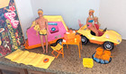 Vtg 1973 Mattel Barbie Going Camping Set  8669 - Near Complete W box   Extra s