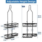Hanging Shower Caddy Bathroom Organizer Shelf Racks Shampoo Soap Holders