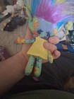 Trolls Harper 12    Plush Doll Hasbro Dreamworks Colorful Paint Splatter Artist 