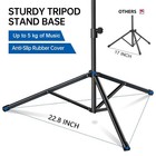 Black Mosen Heavy Duty Tripod Sheet Music Stand Carrying Bag Clip Book Holder