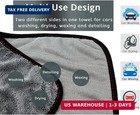 Kingsheep 2pack Car Drying Towel twisted Loop Drying Towel For Cars 650gsm Super