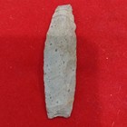 Stone Knife Blade Point  Knapped  Gray  Approx 3 In - Provenance Na