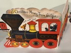 Vintage Dime Coin Saver Christmas Card Train Coin Saver