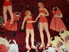 Mother   Daughter Whitman Vintage Paper Dolls  1940  Unsorted Lot