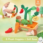Baby Sensory Toys Plush Fruits And Vegetables  Plush Farm Developmental Toys    