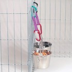 10 Pail Feed And Water Bucket Bulk Packs Flat Sided Stainless Steel Farm Kennel