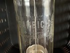 Vintage 11    Kings Barbicide Jar Glass Barber s Shop Comb Storage Disinfectant