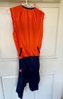 Castelli Men s Free Sanremo Sleeveless Triathlon tri Suit - Orange - Medium
