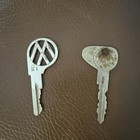 Vintage Original Matching Pair Vw Bug Beetle Volkswagen Keys  Very Rare