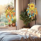 2 Pcs Sunflower Dream Catcher Diamond Art Kit Full Drill Wall Decoration