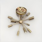 Vintage 60   s Sputnik Lightolier Light Fixture - Brass 12 Arms Mcm Urchin Atomic