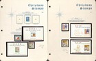 Korea Stamp Collection  5 Pages Christmas  New Year  265-267   Mint Nh  bd 