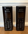 Panasonic Two Digital Cordless Phone Handset System Kx-tg8321b  Dect 6 0  Black