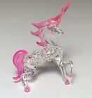 Vintage Italy 1960s Spun Glass Hand Blown Mythical Unicorn Figurine Beautiful