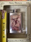 Amy Brown Mystical Red Fire Element Fairy Stainless Steel Flask 2006