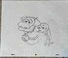 Original Ren And Stimpy Production Art  Storyboard  Vintage Nickelodeon