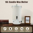 10 5qts  10l Commercial Wax Melter Electric Saop Candle Making Melting Pot Kit