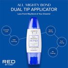 Red By Kiss All Mighty Bond Lace Front Wig Glue  Dual Tip Applicator  Instant Dr