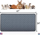 2 Pack Washable Guinea Pig Cage Liners - Waterproof  Anti-slip Pee Pads