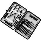 18  7pcs Manicure   Pedicure Set Nail Clippers Cleaner Cuticle Grooming Kit Case