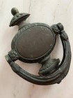 Antique C 1895 Victorian Georgian Bronze Urn Torchiere   Sheep Head Doorknocker