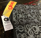 New Kiss My Glee Messenger Tote Bag Black  12    X 15     Rainbow Lips W  Tags