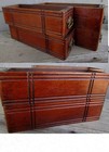 Nice Set Of 4 Matching Early Singer Treadle Sewing Machine Ornate Drawers