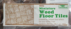 3 Bags Greenleaf Miniature Wood Floor Tile Dollhouse 750 Ct 