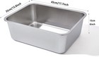 Stainless Steel Litter Box High Sided Large Metal Cat Litter Boxes Easy Clean