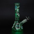 7 8  Octopus Fluorescent Glass Bong Glass Water Pipe Smoking Tobacco Beaker 14mm