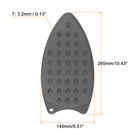 Silicone Iron Rest Pad Hot Resistant Mat Iron Rest Plate Grey