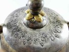 Rare Antique Early 19th Century Brass Teapot Handcrafted With Moroccan Stamp 