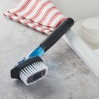 Soap Dispensing Sink Brush In Black  Dishwasher Safe