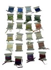 Embroidery Silk Ribbon Card Lot Of 24 Blue Green Red Yellow Colors