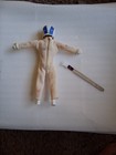 Vintage Evel Knievel Figure Complete W  Helmet Belt Accessories Evil L  k       