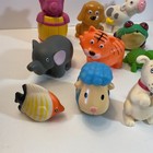 Vintage Rubber Animals Random Mixed Lot Of 13 Various 1 5    To 3 5    Free Shipping