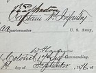 1876 Standing Rock D t  Document   Signed By Gen  William P  Carlin