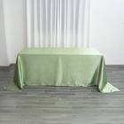 15 Pcs 90x132  Rectangle Satin Tablecloths Wedding Party Banquet Linens Supplies