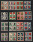 Switzerland 1917-1931 Spectacular Collection Of 51 Semi-postal Issues In Blocks