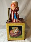 Mattel Vtg Jack In The Box Clown Vintage Not Working 1950s 1960s Great Graphics 