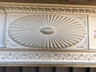 Stunning   Rare C1820 Hand Carved Fancy Fireplace Mantle 85 56    - 60 39   firebox