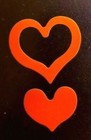 100  3 Way Heart Tanning Body Stickers  Red 