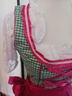 Close Out Sale  Sz 6 8 Germany oktoberfest dirndl Dress 2-pc green fuchsia