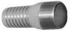 Hose Barb For 1-1 2  Id Hose X 1-1 2  Mnpt Zinc King Combination Nipple Sf150sp