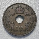 British East Africa - George Vi - 10 Cents 1934 - Scarce