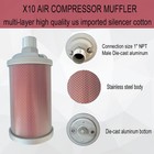 X10 Air Compressor Muffler 1  Npt Male  Air Exhaust Silencer For Compressor D   