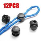 12  Cord Lock 5mm Toggle Stopper Clip Clamp Drawstring Buckle Spring Catch Lots 