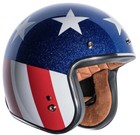 Torc T50 3 4 Vintage Retro Cafe Motorcycle Helmet Gloss White Captain Large